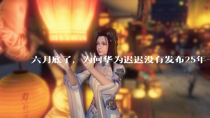 六月底了，为何华为迟迟没有发布25年一季度财报？