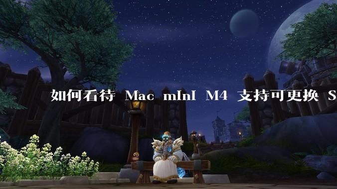 如何看待 Mac mini M4 支持可更换 SSD？