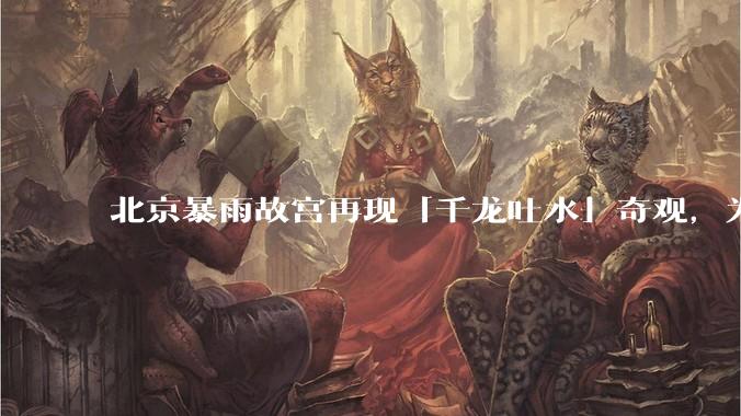 北京暴雨故宫再现「千龙吐水」奇观，为什么故宫古老排水系统历经六百年仍能正常运作？有哪些特别之处？