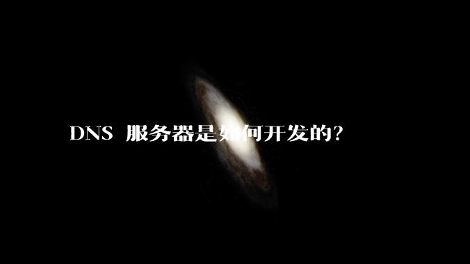 DNS 服务器是如何开发的？